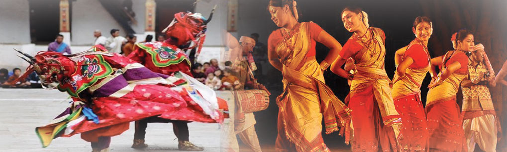 Natural Holidays Tour facilitates to see various difference Fesitvals and Dances forms like Bihu in Guwahati, Assam, Northeast India